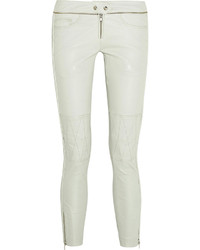 Isabel Marant Kerry Cropped Stretch Leather Skinny Pants