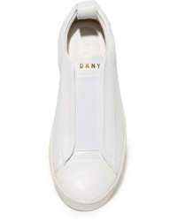 DKNY Brayden Luxe Debossed Slip On Sneakers
