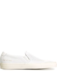 Common Projects Perforated Slip On Sneakers