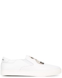 Dolce & Gabbana Designers Patch Slip On Sneakers