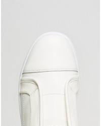 G Star G Star Scuba White Leather Slip On Sneakers