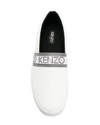 Kenzo Logo Stripe Slip On Sneakers