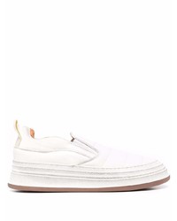 Buttero Panelled Leather Slip On Sneakers