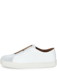 Eileen Fisher Rad Perforated Leather Sneaker White