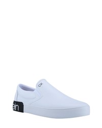 Calvin Klein Ryor Slip On Sneaker In White At Nordstrom