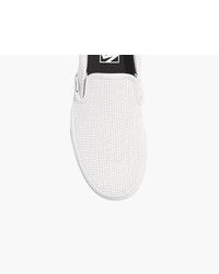 Madewell Vans Classic Slip Ons In Perforated Leather