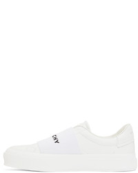 Givenchy White City Court Slip On Sneakers