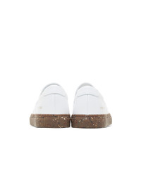 Common Projects White Confetti Slip On Sneakers