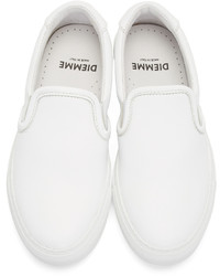 Diemme White Garda Slip On Sneakers
