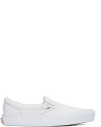 Vans White Ua Og Classic Lx Slip On Sneakers
