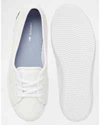 Lacoste Ziane Chunky Leather Slip On Sneakers