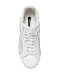 Dolce & Gabbana 20mm Leather Lace Sneakers