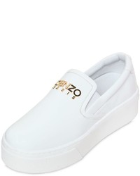 Kenzo 40mm K Py Brushed Faux Leather Sneakers