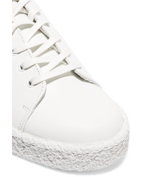 Eytys Ace Perforated Leather Sneakers White