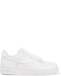 Nike Air Force I Leather Sneakers White