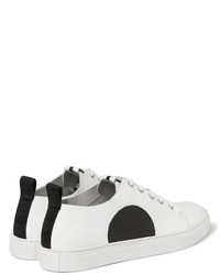 McQ Alexander Ueen Chris Panelled Leather Sneakers