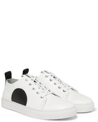 McQ Alexander Ueen Chris Panelled Leather Sneakers