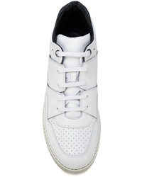 Lanvin Asymmetric Panelled Sneakers