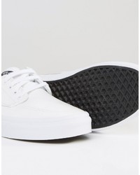 Vans Brigata Leather Sneakers In White Va2zabewb