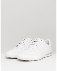 Boss Green By Hugo Boss Smooth Leather Sneakers White