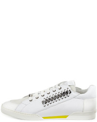 Versace Casual Leather Sneaker White
