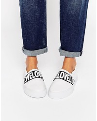 Asos Collection Dolston Feel The Love Sneakers