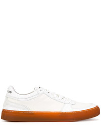Stone Island Contrast Lace Up Trainers