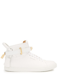 Buscemi Core Clip High Top Leather Trainers