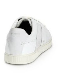 Hugo Boss Cup Sole Leather Suede Sneakers
