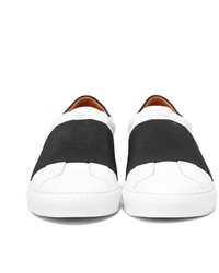 Givenchy Elasticated Strap Leather Sneakers