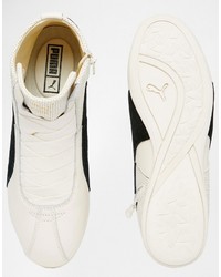 Puma Eskiva White Mid Sneakers