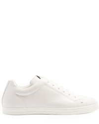Fendi Faces Low Top Leather Trainers