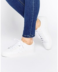 Fred Perry White Spencer Leather Sneakers