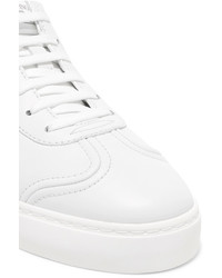 Valentino Garavani Studded Leather Sneakers White