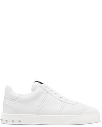 Valentino Garavani Studded Leather Sneakers White