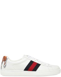 Gucci Tiger New Ace Leather Sneakers