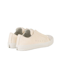 Alexander McQueen Ivory Leather Court Sneakers