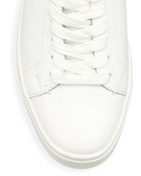 Frye Ivy Low Leather Lace Up Sneakers