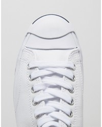 Converse Jack Purcell Ox Leather Sneakers In White 1s961