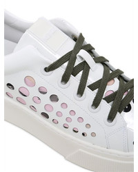 Kenzo 40mm Cut Out Patent Leather Sneakers
