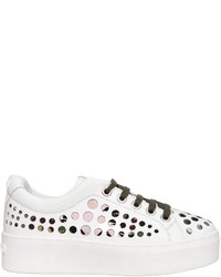 Kenzo 40mm Cut Out Patent Leather Sneakers