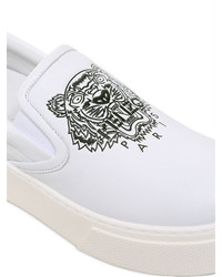 Kenzo 40mm Tiger Leather Platform Sneakers