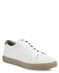 Brunello Cucinelli Lace Up Leather Sneakers