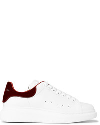 Alexander McQueen Larry Exaggerated Sole Leather Sneakers