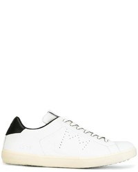 Leather Crown Perforated Detail Sneakers