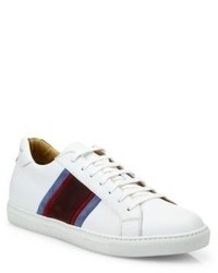 Sutor Mantellassi Leather Lace Up Sneakers