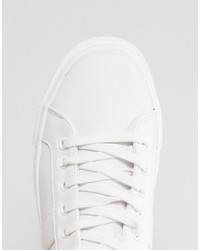 Pull&Bear Leather Look Platform Sneaker