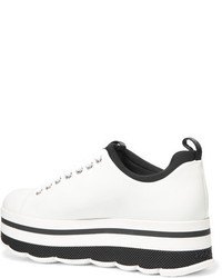 Prada Leather Sneakers White