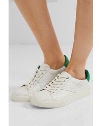 Tory Burch Leather Sneakers White
