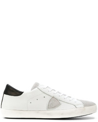 Philippe Model Logo Patch Lace Up Sneakers